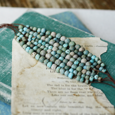 primitive pebble beads 