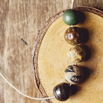 forest floor bead set