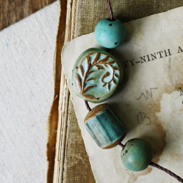 forest floor bead set 